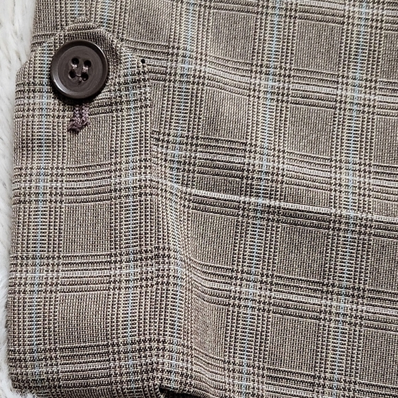 Dressy Bermuda shorts  High waist Plaid Knee length LANE BRYANT - Picture 6 of 14